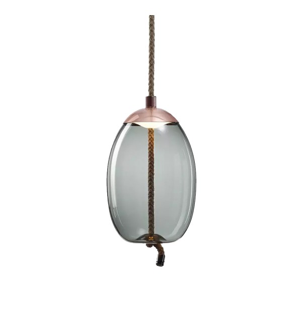 Подвесной светильник Delight Collection Knot A copper/blue