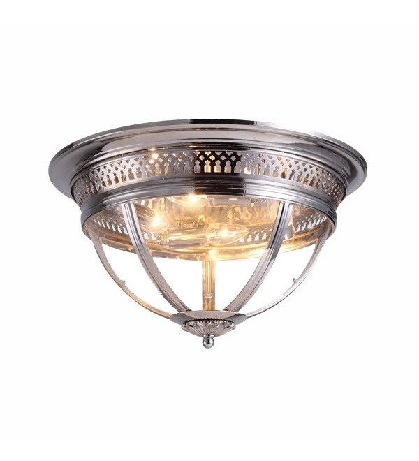 Потолочный светильник Delight Collection Residential 4 nickel