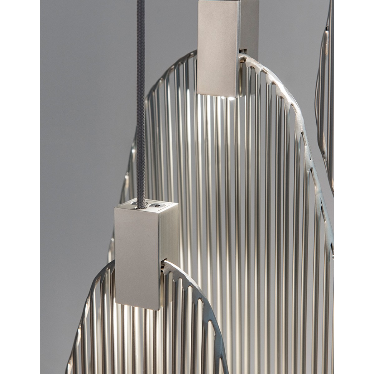 Подвесной светильник Delight Collection Harpe 5046P/L satin nickel