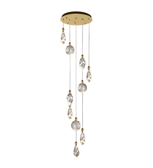 Подвесной светильник Delight Collection Colvin MT9176-10H titanium gold
