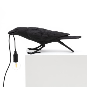 Настольная лампа Seletti Bird Playing Black