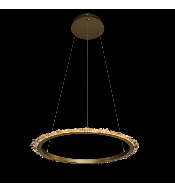 Подвесной светильник Delight Collection Quartz Halo MD20020154-1B satin gold