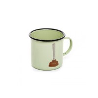 Кружка Seletti Toiletpaper Enamel Mug Plunger