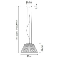 Подвесной светильник Fabbian Flow D87A0515