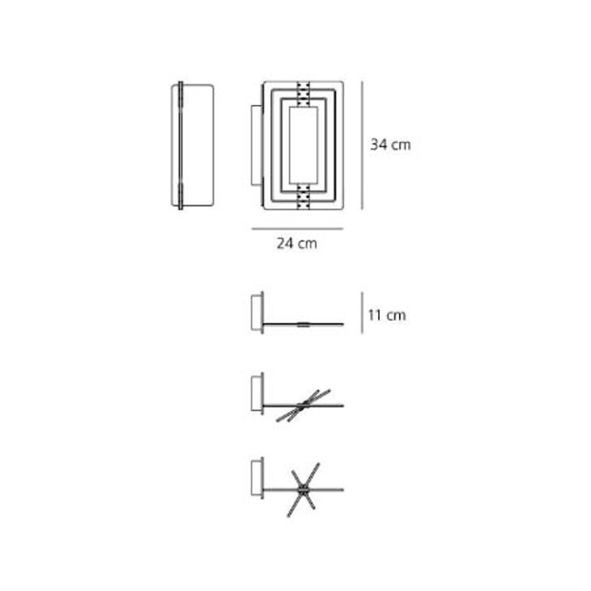 Настенный светильник Artemide Copernico 1622020A