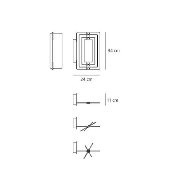 Настенный светильник Artemide Copernico 1622020A