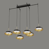 Подвесной светильник Delight Collection MD18001061-6B black/gold