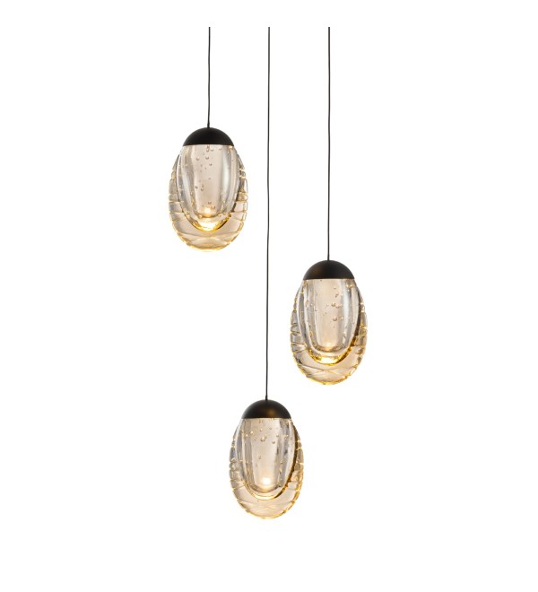 Подвесной светильник Delight Collection MD25090022-3A matt black/champagne