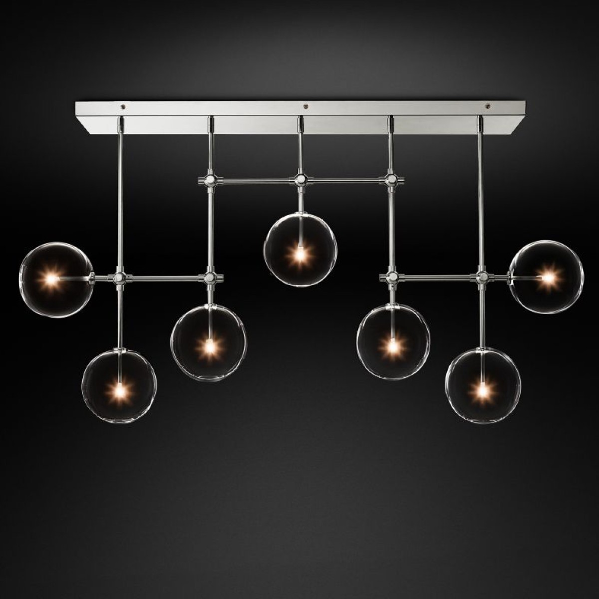 Потолочный светильник Delight Collection Globe Mobile 7A chrome