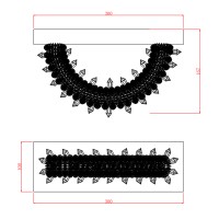 Настенный светильник Delight Collection MD-0120B-wall chrome