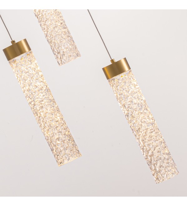 Подвесной светильник Delight Collection MD24030028-3A brass/clear