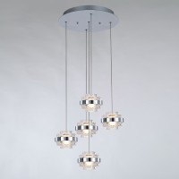 Подвесной светильник Delight Collection Indiana MD22030002-5A chrome/clear