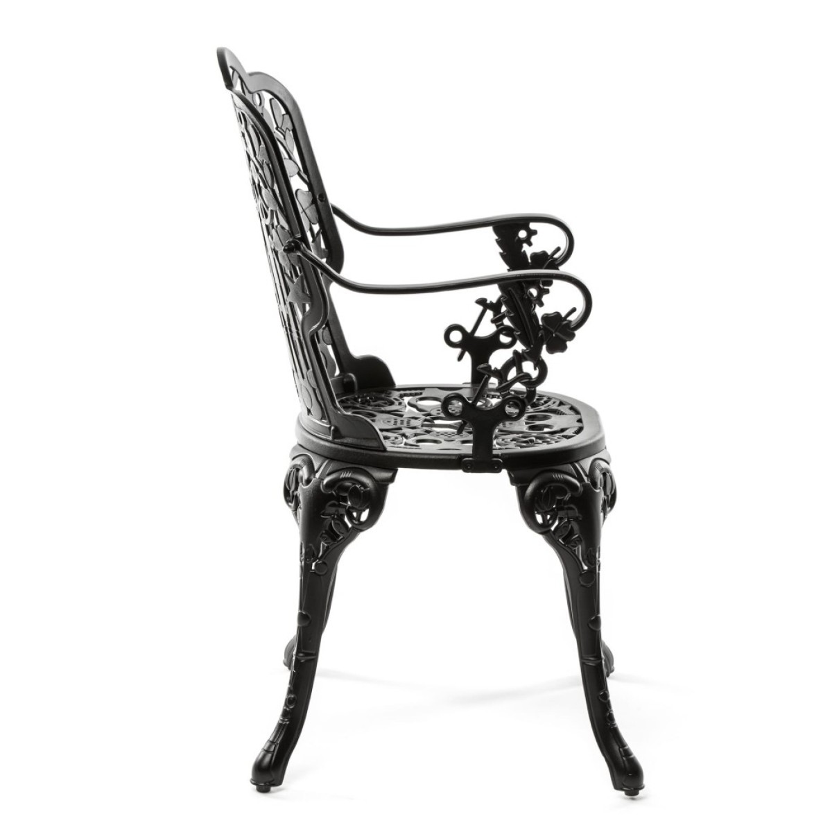 Стул Seletti Industry Collection Aluminium Black (черный)