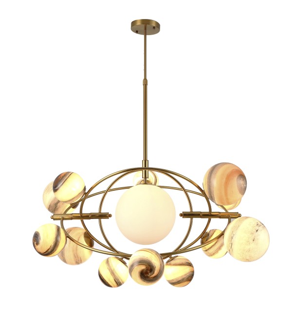 Люстра Delight Collection Planet 13B brass