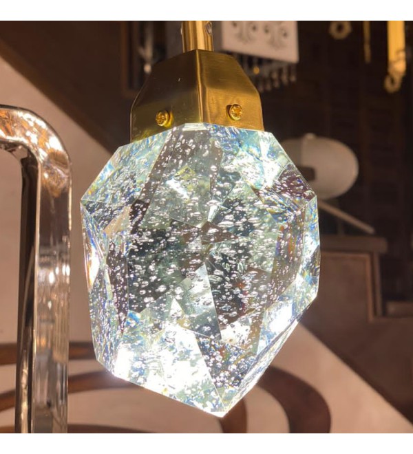 Подвесной светильник Delight Collection Crystal rock 11 gold