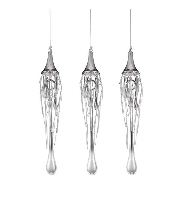 Подвесной светильник Delight Collection Goddess Tears 3 chrome
