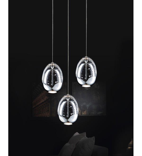 Подвесной светильник Delight Collection Terrene MD13003023-3A chrome