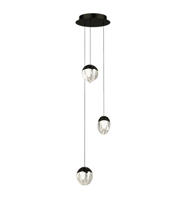 Подвесной светильник Delight Collection MD24001033-3A black/clear