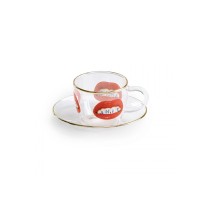 Кофейная пара Seletti Toiletpaper Glass Shit