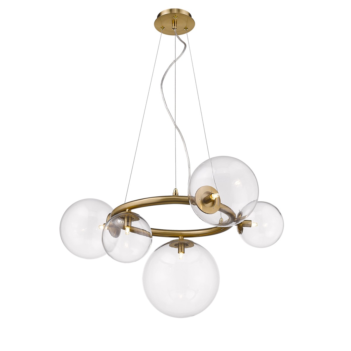 Люстра Delight Collection Puppet P68092-5 brass
