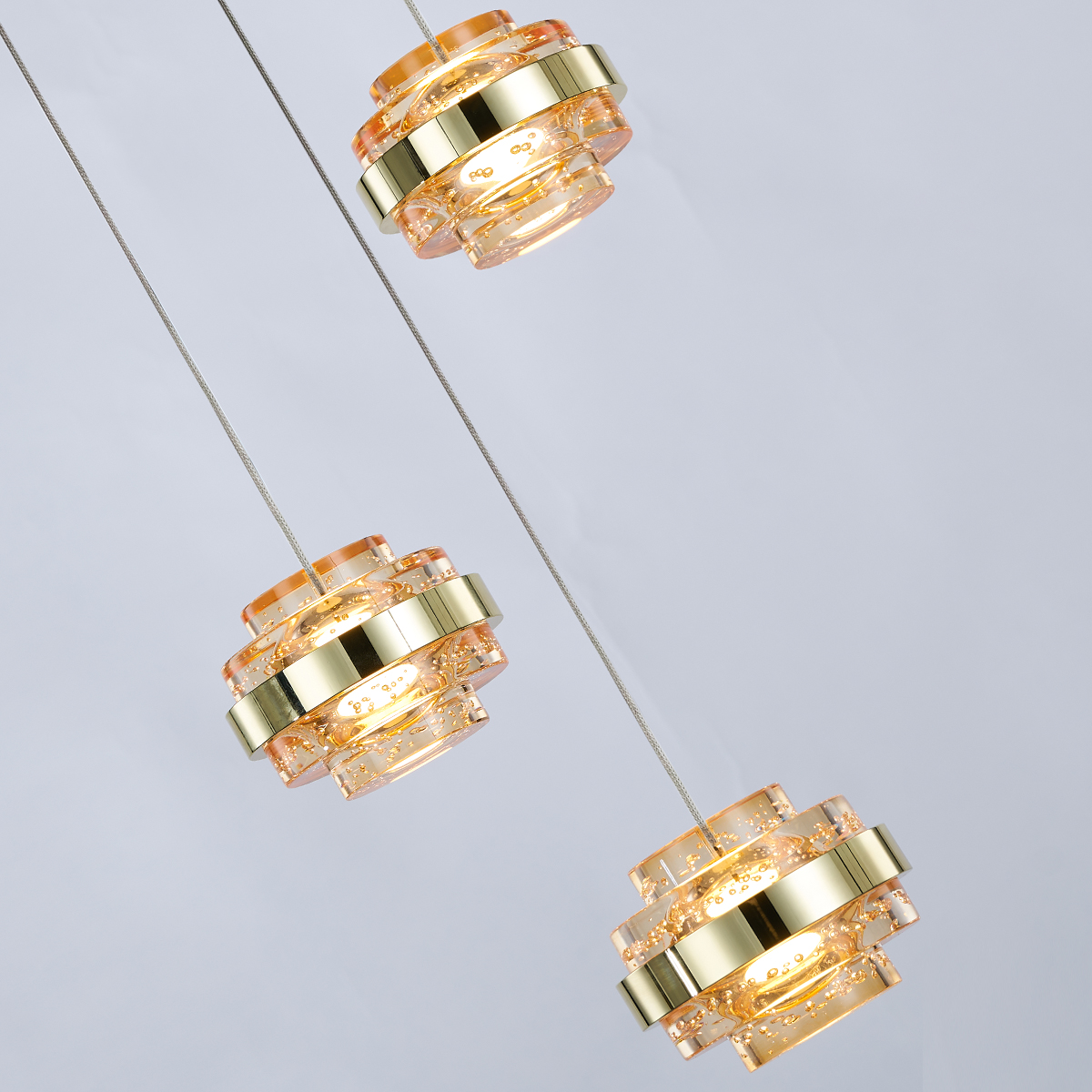 Подвесной светильник Delight Collection Indiana MD22030002-3A gold/champagne