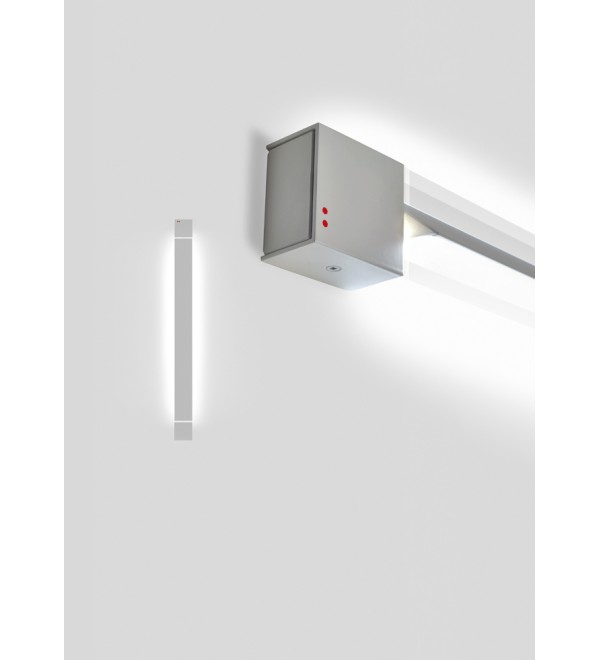 Настенный светильник Fabbian Pivot F39 Light grey 3000 (светло-серый, серый)