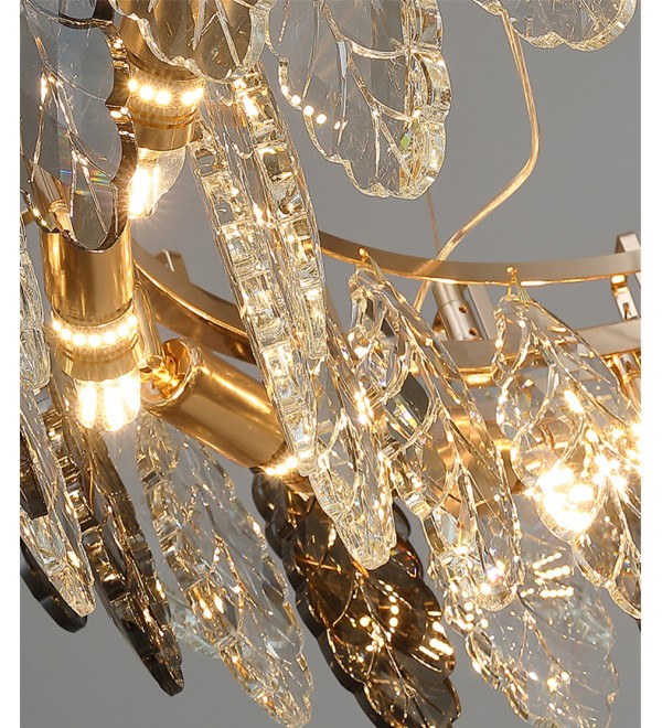 Люстра Delight Collection D8011P/R-1000 gold/smoky