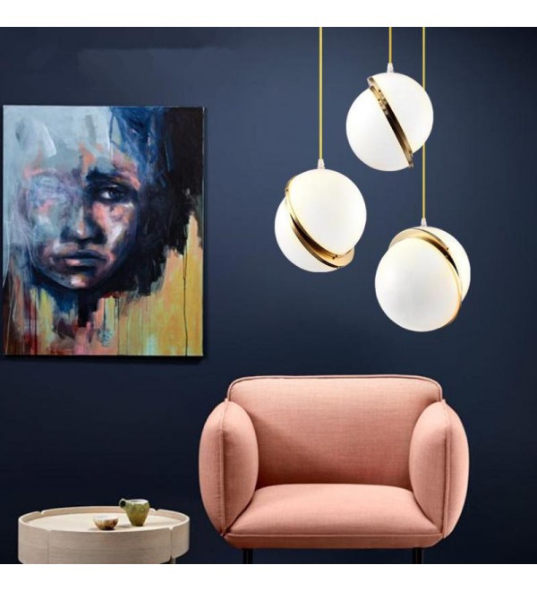 Подвесной светильник Delight Collection Crescent 3S brass