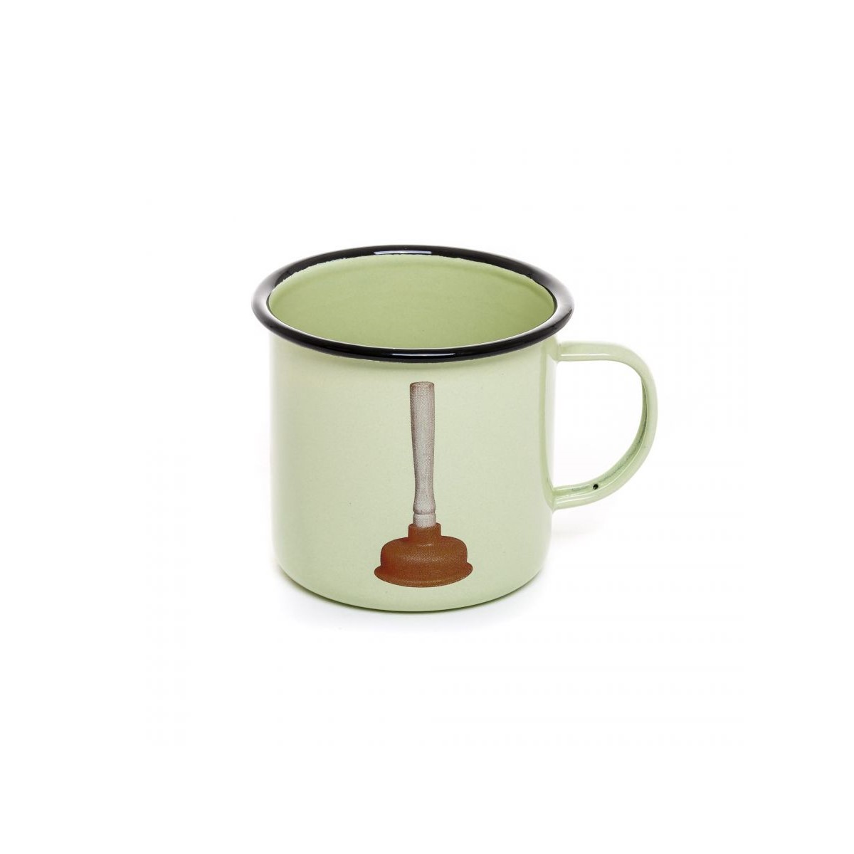 Кружка Seletti Toiletpaper Enamel Mug Plunger