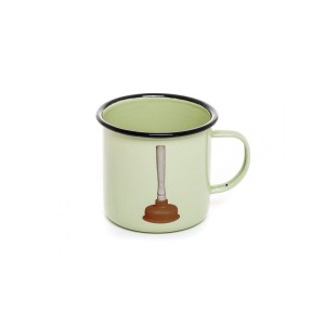 Кружка Seletti Toiletpaper Enamel Mug Plunger
