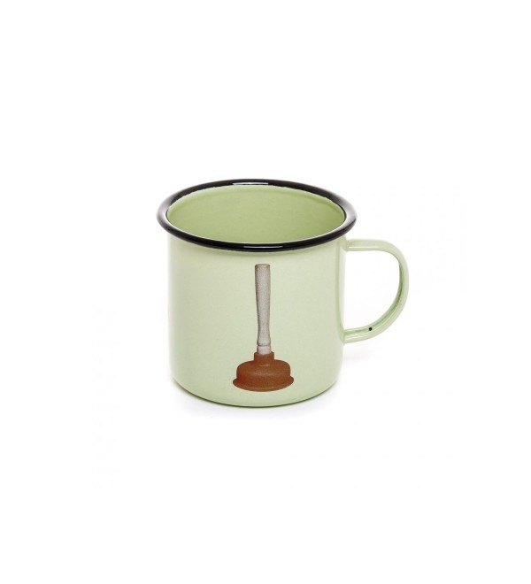 Кружка Seletti Toiletpaper Enamel Mug Plunger