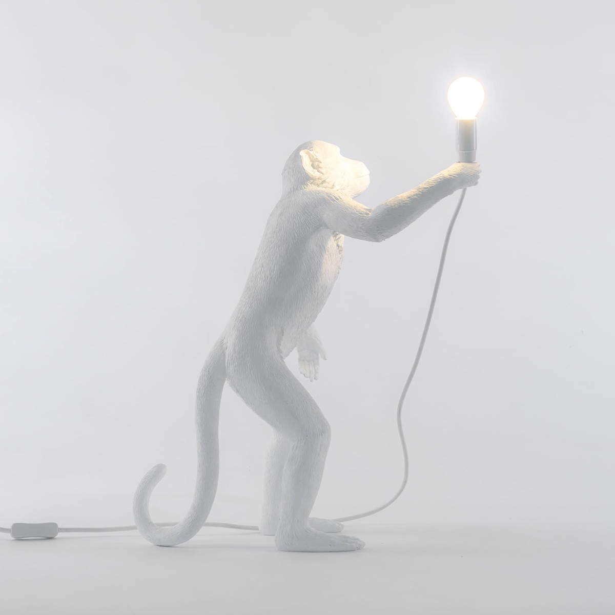 Настольная лампа Seletti Monkey Lamp Standing (белый)