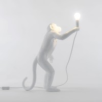 Настольная лампа Seletti Monkey Lamp Standing (белый)