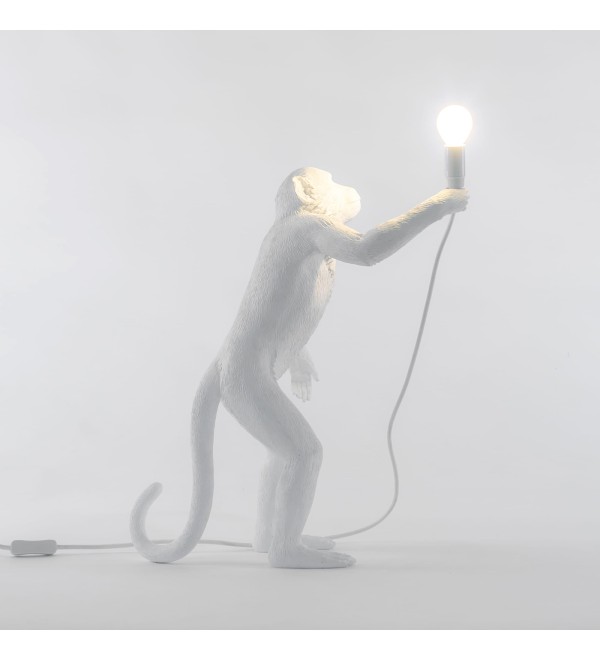 Настольная лампа Seletti Monkey Lamp Standing (белый)