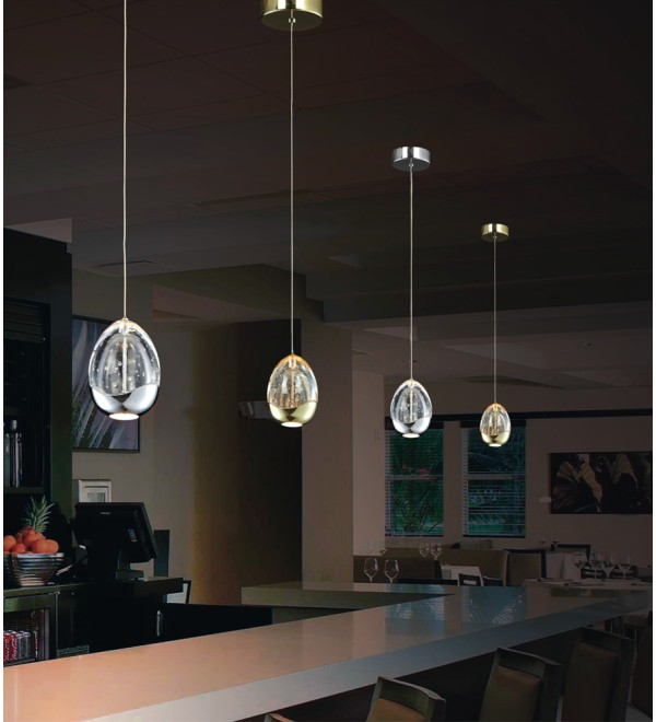 Подвесной светильник Delight Collection Terrene MD13003023-1A chrome