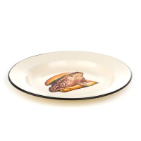 Тарелка Seletti Toiletpaper Enamel Toad