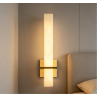 Настенный светильник Delight Collection DL-6556W Gold / White Alabaster
