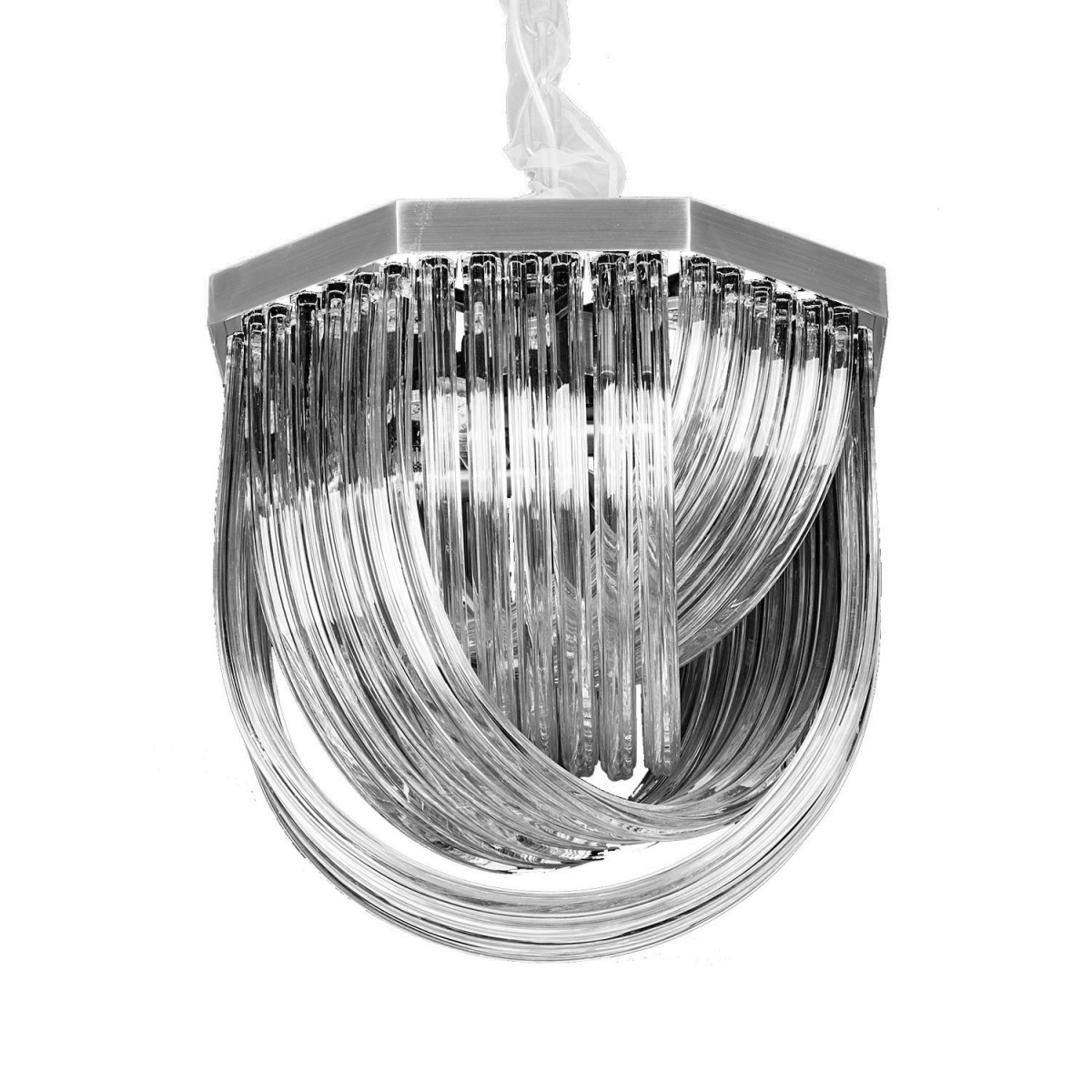 Люстра Delight Collection Murano L4 silver/smoky gray