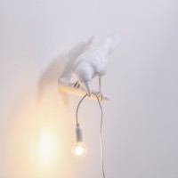 Настенный светильник Seletti Bird Looking Left White