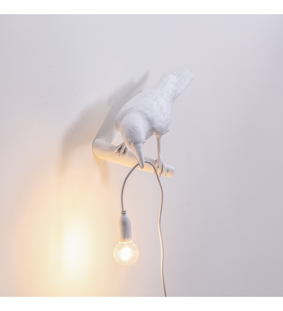 Настенный светильник Seletti Bird Looking Left White