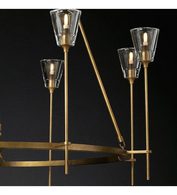 Люстра Delight Collection Torche De Verre 8 gold