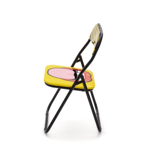 Складной стул Seletti Blow Folding Chair Tongue