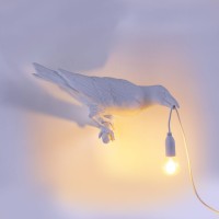 Настенный светильник Seletti Bird Looking Right White Outdoor