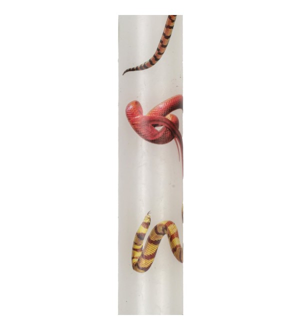 Свеча Seletti Toiletpaper Candle Stern Snakes White set of 2