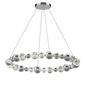 Подвесной светильник Delight Collection Elliot Diamante MD21001002-1F chrome