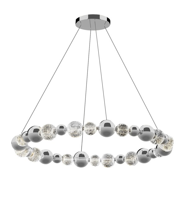 Подвесной светильник Delight Collection Elliot Diamante MD21001002-1F chrome