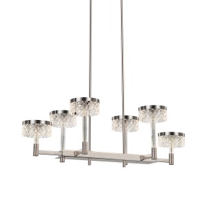 Люстра Delight Collection Diamond cut MD21020075-6B satin nickel