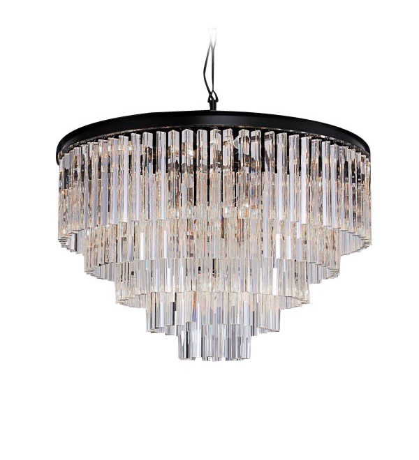 Люстра Delight Collection Odeon 10A black/clear