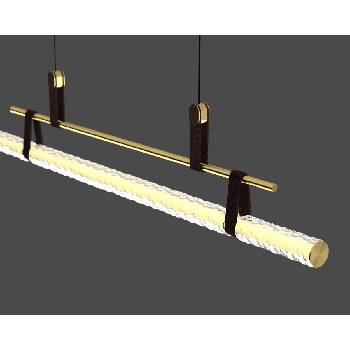 Подвесной светильник Delight Collection 8501P/L brass/clear