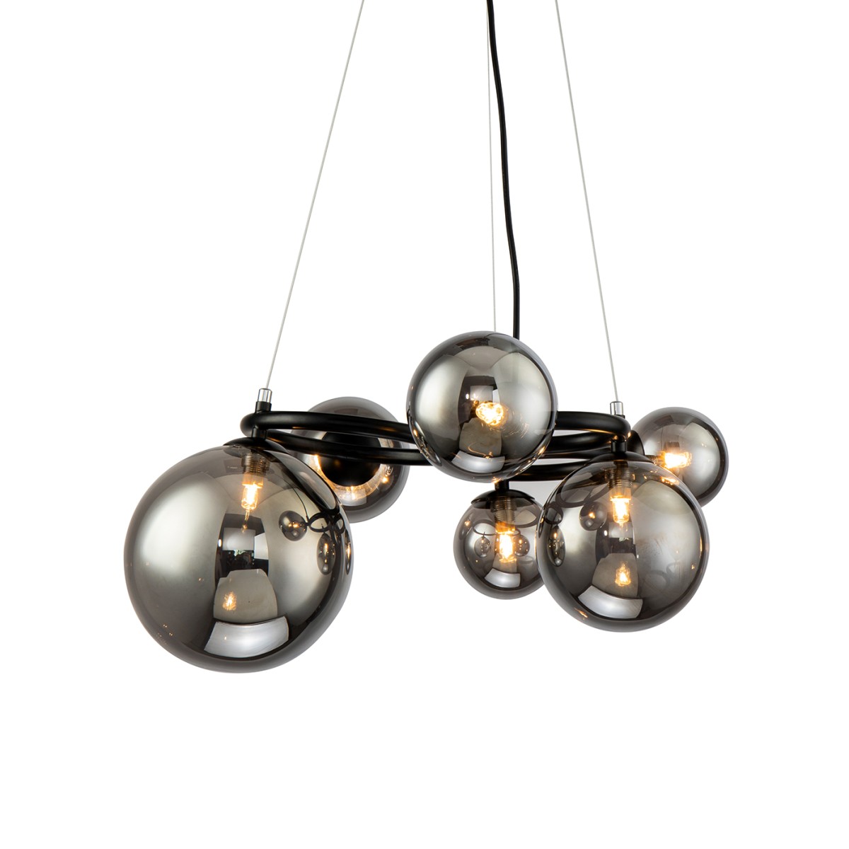 Люстра Delight Collection Wendt 6 grey/clear